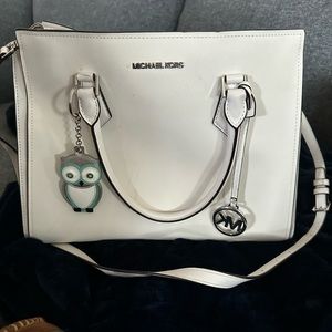 Michael kors purse with Tiffany & Co owl keychain